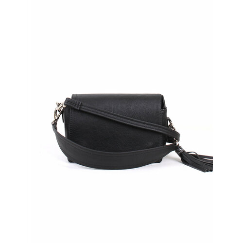 фото Сумка кросс-боди медведково, черный, серый