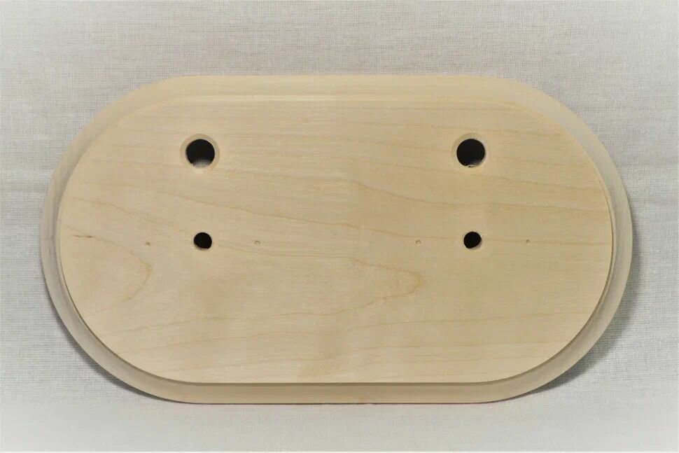 фото Ретро подложка для электроустановки Астория, 2 поста, без отделки, Interior Electric