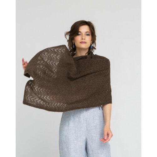 Палантин Ulzii Cashmere, коричневый