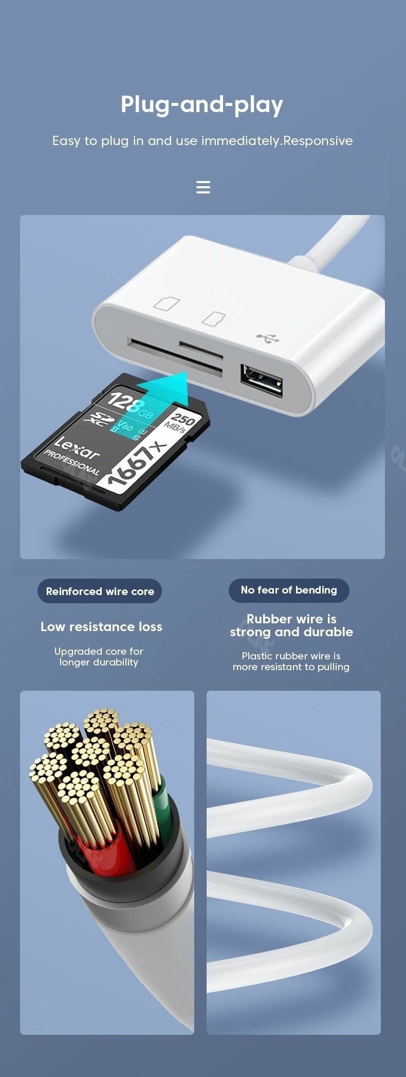 "DelSoft" - универсальный USB-адаптер для чтения карт памяти