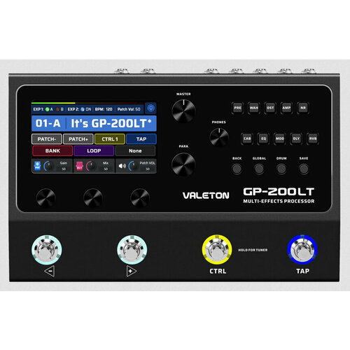 valeton gp 200lt гитарный процессор Процессор эффектов VALETON GP-200LT