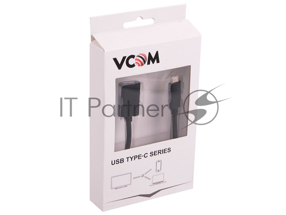 Переходник/адаптер VCOM USB - USB Type-C (CU409), 0.22 м, 1 шт., черный VCOM Telecom - фото №5