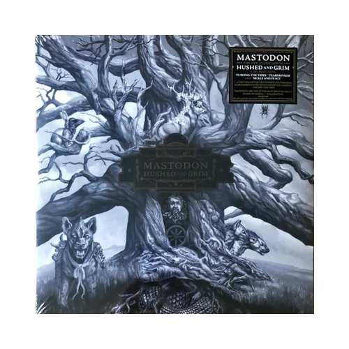 mastodon hushed and grim 2 lp 180 gram limited clear vinyl gatefold мастодон Mastodon - Hushed And Grim, 2LP Gatefold, BLACK LP