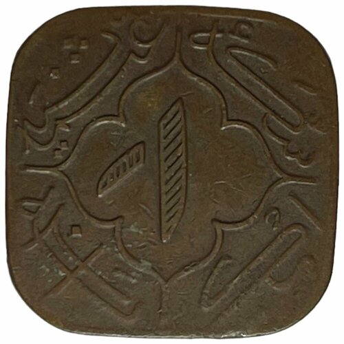 Индия, Хайдарабад 1 анна 1945 г. (AH 1364) клуб нумизмат монета рупия хайдарабада 1906 года серебро мир махбуб али хан асаф джах vi