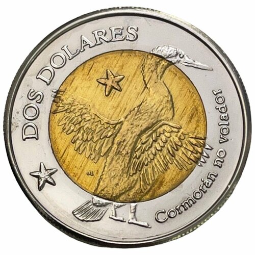 Эквадор, Галапагосские острова 2 доллара 2008 г.