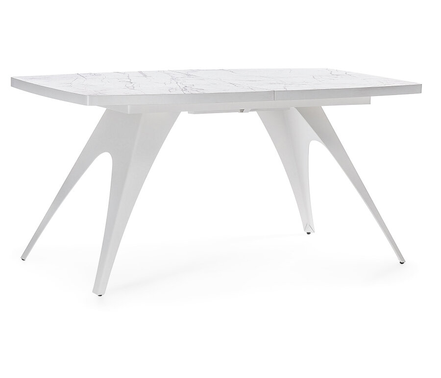 Деревянный стол Woodville Лардж 160(200)х90х76 monte belo / белый
