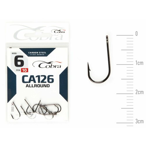 фото Крючки cobra allround сер. ca126 разм. 006 10шт.