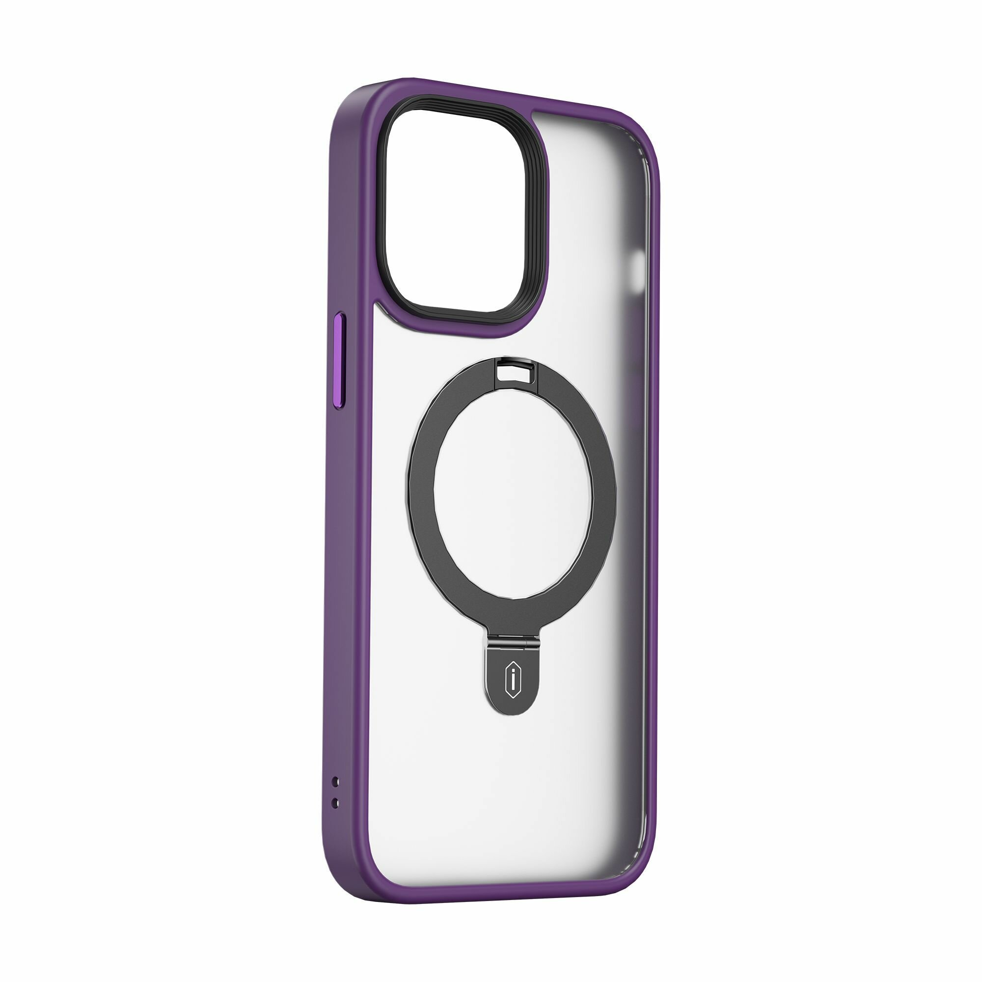 Чехол с подставкой WiWU ZMM-010 для iPhone 15 Pro Max, фиолетовый