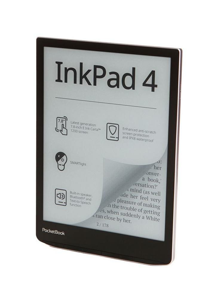 Электронная книга PocketBook 78" 1024 МБ черного цвета