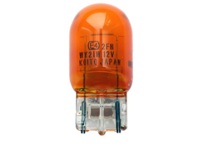 Лампа дополнительного освещения Koito 12V 21W оранжевый T20 (ECE) WY21W 1870A