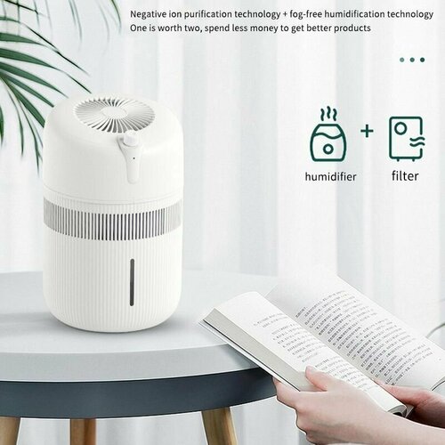 Настольный очиститель воздуха ультразвуковое диффузионное увлажнение без тумана большая емкость 1066300₽