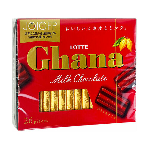 Lotte~Набор молочного шоколада Гана (Япония)~Ghana Excellent Milk Chocolate