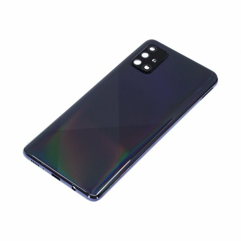 Корпус для Samsung A715 Galaxy A71 черный AAA