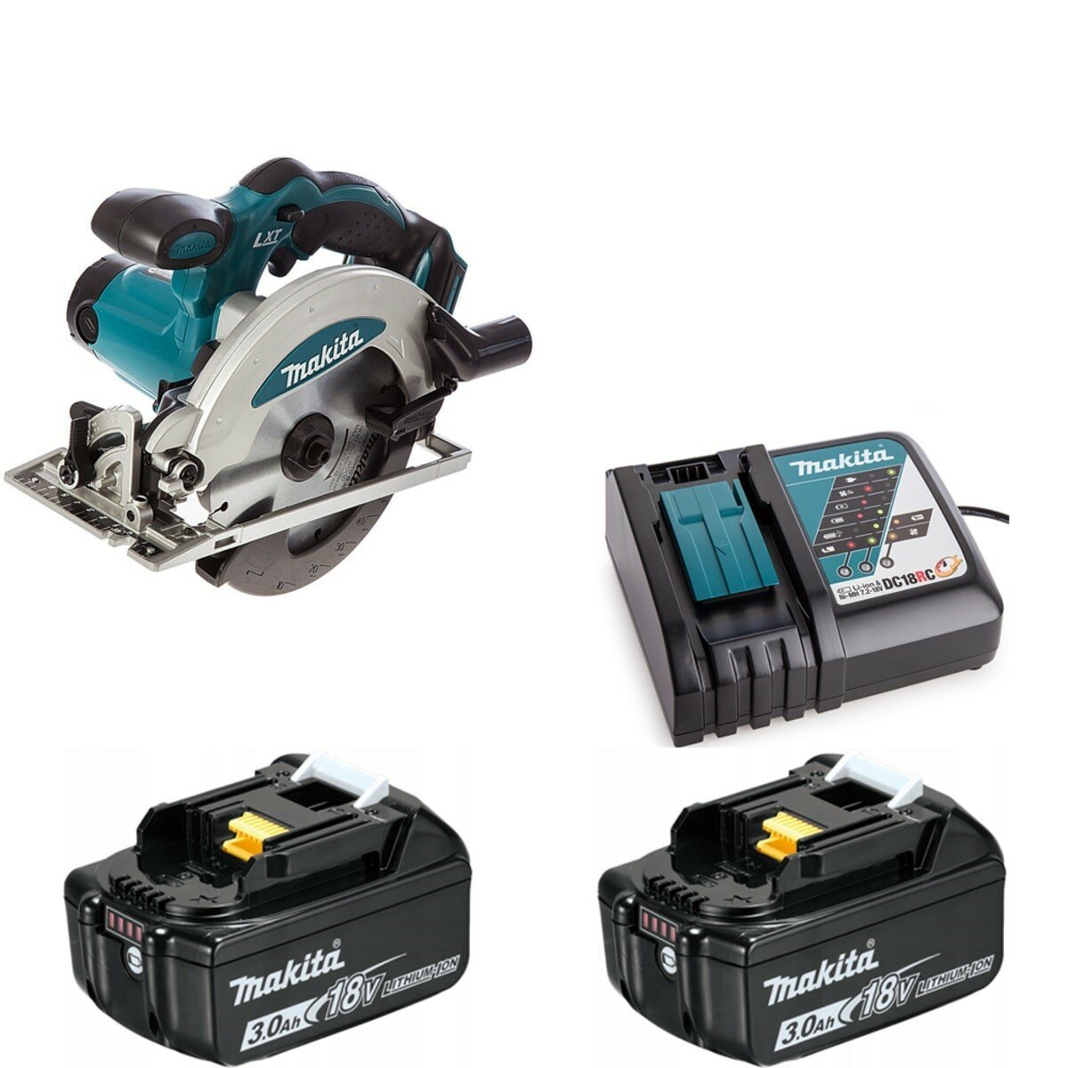 Аккумуляторная дисковая пила Makita 165мм DSS610RF2 (18V 2 x 3.0Ah Li-Ion)