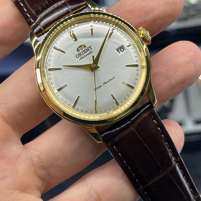 Наручные часы ORIENT, коричневый/золотой — фото 1