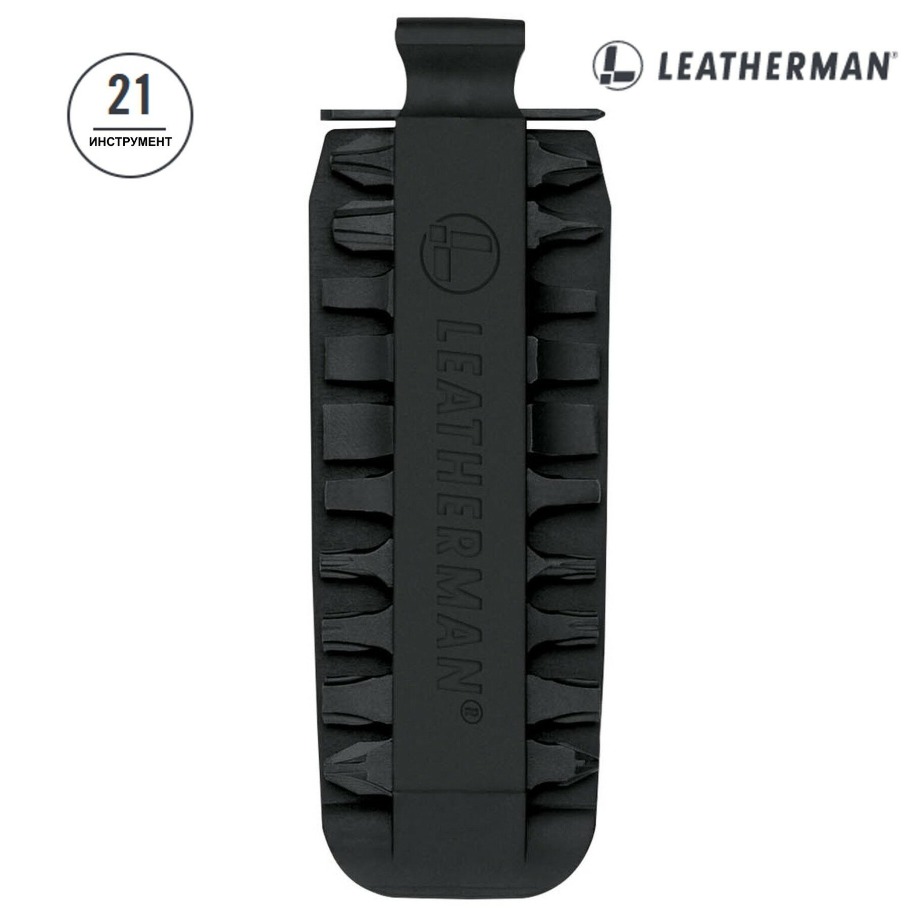 Набор сменных насадок (бит) Leatherman Bit Kit, 11 штук (21 инструмент)