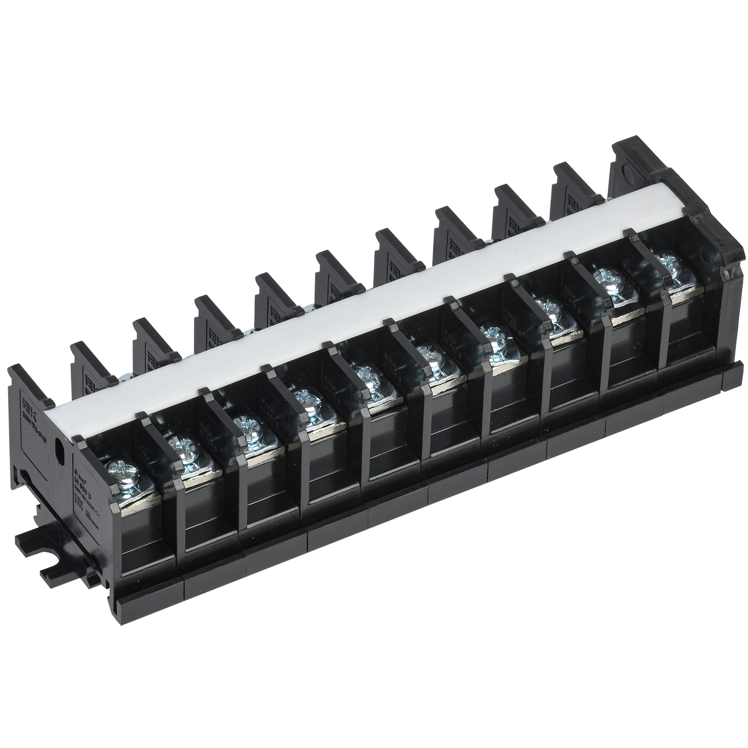 Зажим винтовой IEK TK-040 6 мм 10 пар цвет черный - фото №1