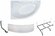 Акриловая ванна Royal Bath Alpine 170X100X58 левая комплект (ванн...