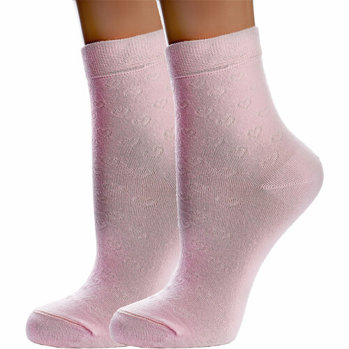 Носки Conte 2 пары, размер 18, розовый