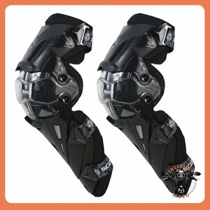 Наколенники шарнирные Scoyco K12 защита коленей для мотоциклиста на мотоцикл скутер мопед квадроцикл, черные
