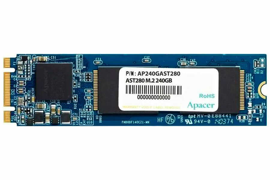 SSD накопитель Apacer M.2 AST280 240 Гб SATA III (AP240GAST280-1)