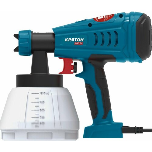 Электрический краскораспылитель Кратон ESG-600 HVLP бачок 13л настраиваемая вязкость 4730₽