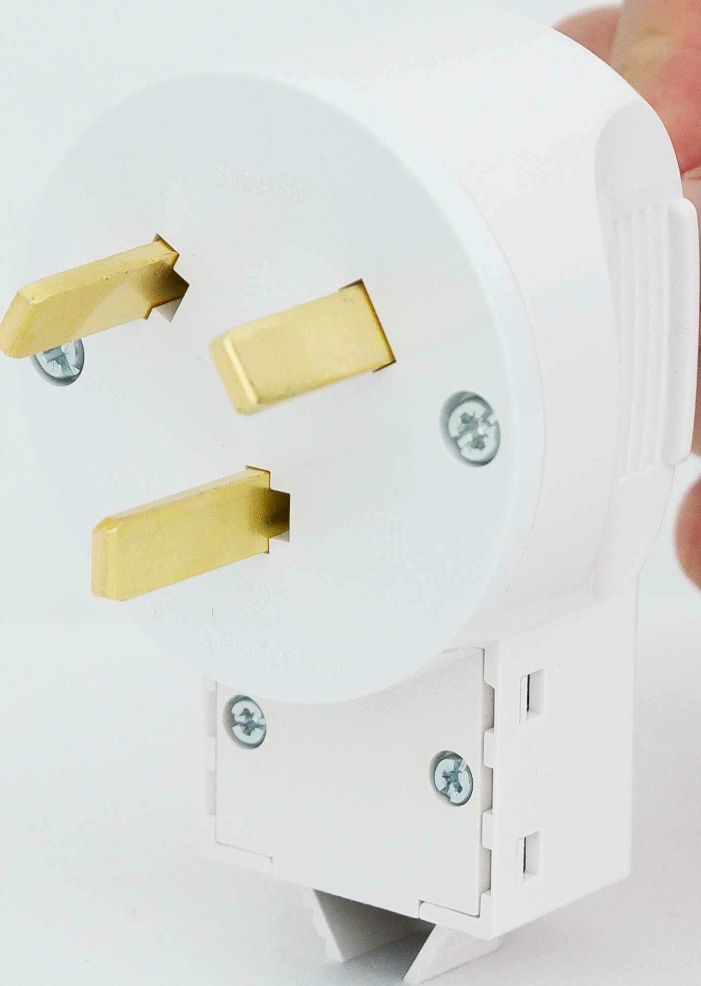 Комплект силовой встраиваемый Schneider Electric W59 розетка, вилка, монтажная коробка, цвет белый - фото №9