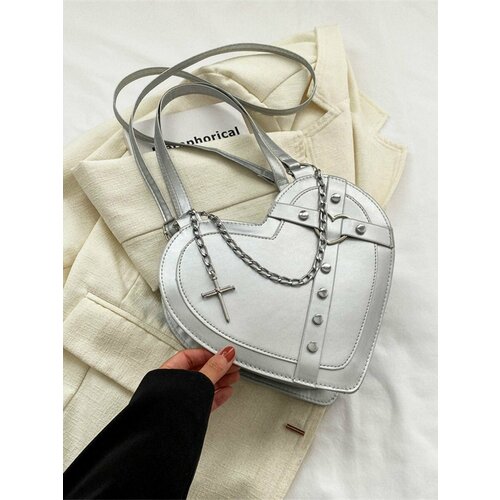 Сумка кросс-боди , Silver