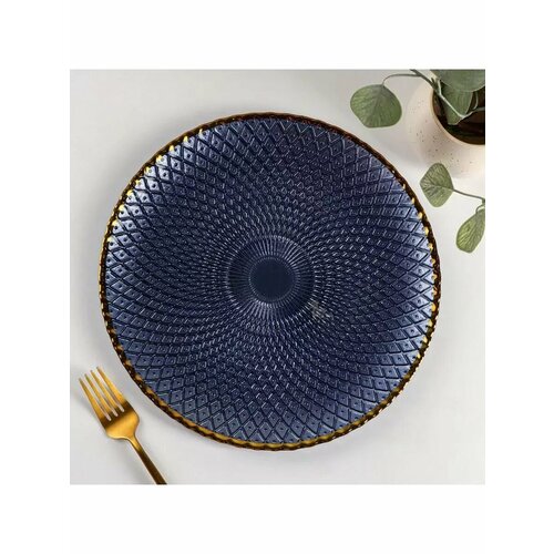 Тарелка Латифа d-275 см цвет фиолетовый 1121₽