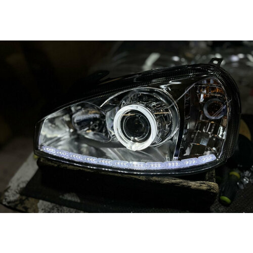 Фара LADA Kalina с бегущим поворотником