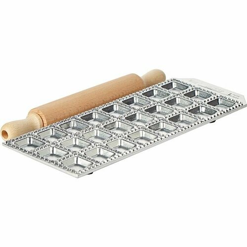 Форма для равиоли Risoli 280х115х15мм 24 ячейки 25х25мм со скалкой 2500₽