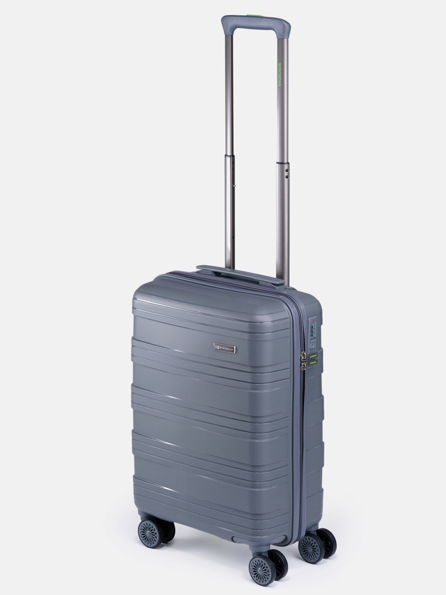 фото Чемодан из полипропилена Mironpan W (размер S), серый