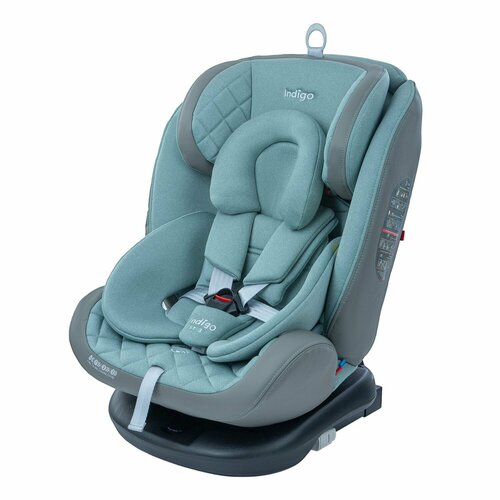 фото Автокресло indigo aero isofix st-3, 0+1+2+3 (0-36 кг) шалфей