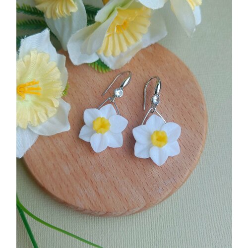 Серьги BLOSSOM, белый