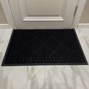 Коврик придверный Joy Home Родос 40х60 см влаговпитывающий черный 8923-1