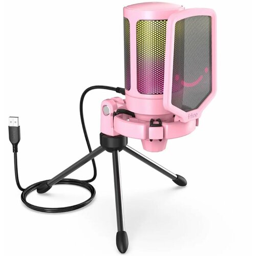 Игровой микрофон Fifine A6V Розовый 6290₽