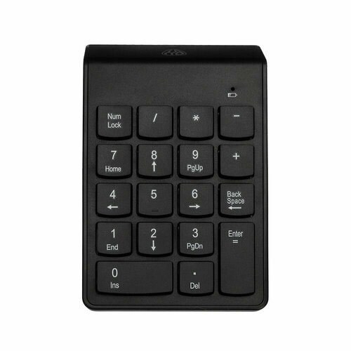 Клавиатура нумпад беспроводная BY 24 GHz 18 клавиш 1xААА чёрная 930₽