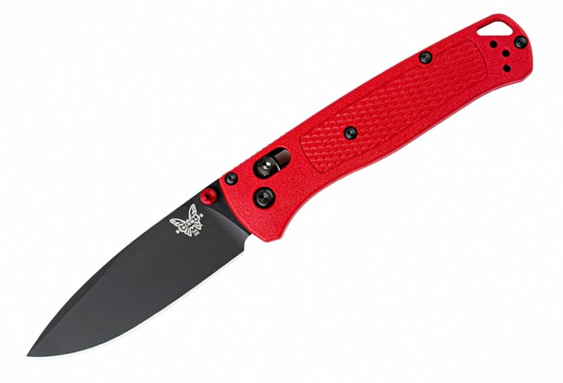 Нож складной Bugout 535 красный c черным лезвием