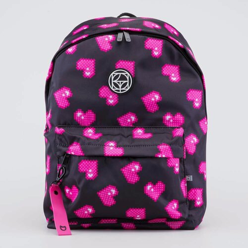 Изображение товара Рюкзак школьный Сердце котофей 02804369-40 размер выс. 42 см.