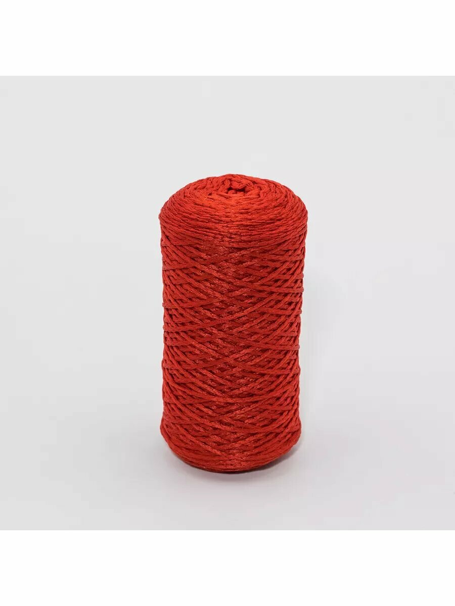 Шнур полиэфирный 1мм цвет-27(красный)