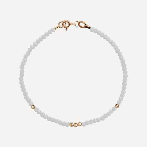 Изображение товара Браслет, красное золото, 585 проба, хрусталь