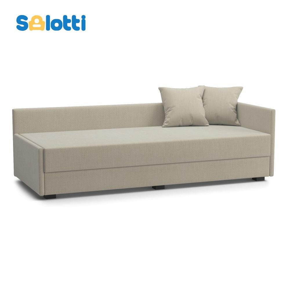 фото Диван-кровать Salotti нордик рогожка Nordvalla темно-бежевый