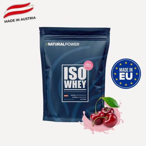 Изображение товара Изолят протеина Natural power 1000 гр Вишневый йогурт, Австрия