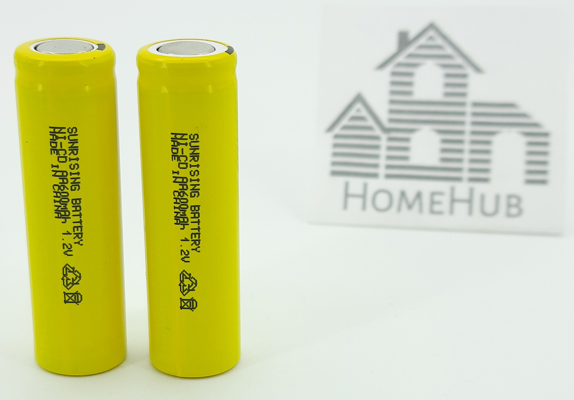 Аккумулятор Sunrising Ni-Cd, АА, 1.2V, 600mAh, 2шт