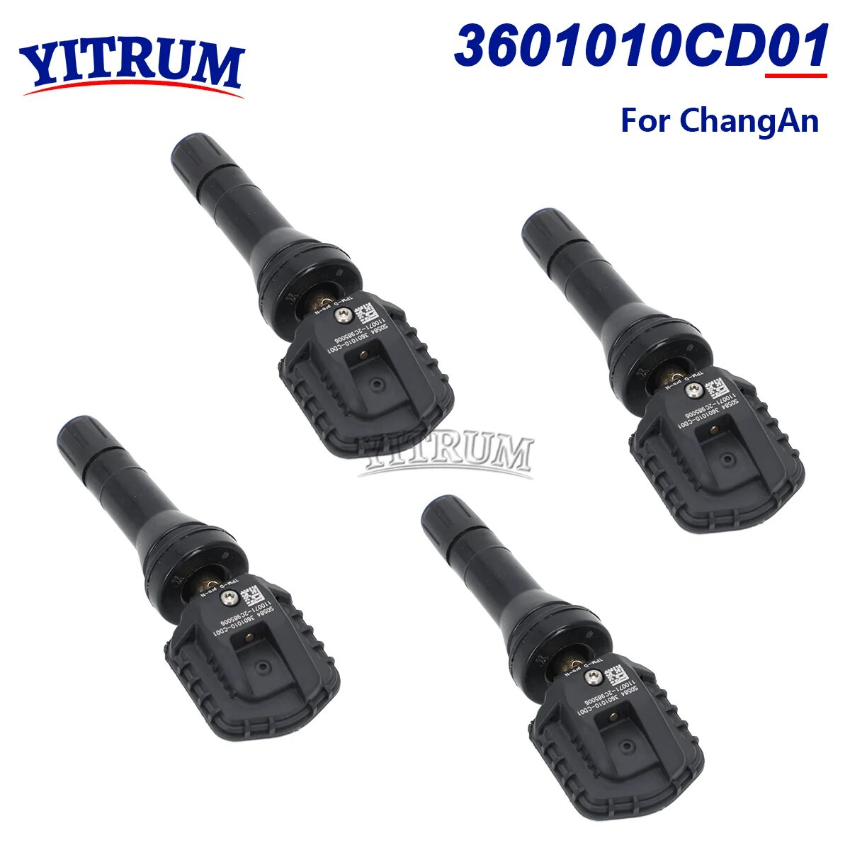 3601010CD01 TPMS датчик давления в шинах для ChangAn CS35 Plus CS75 Plus EADO Plus Φ 2021/03-2023 Φ 2020/06-2021/07 433MHz, 4PCS
