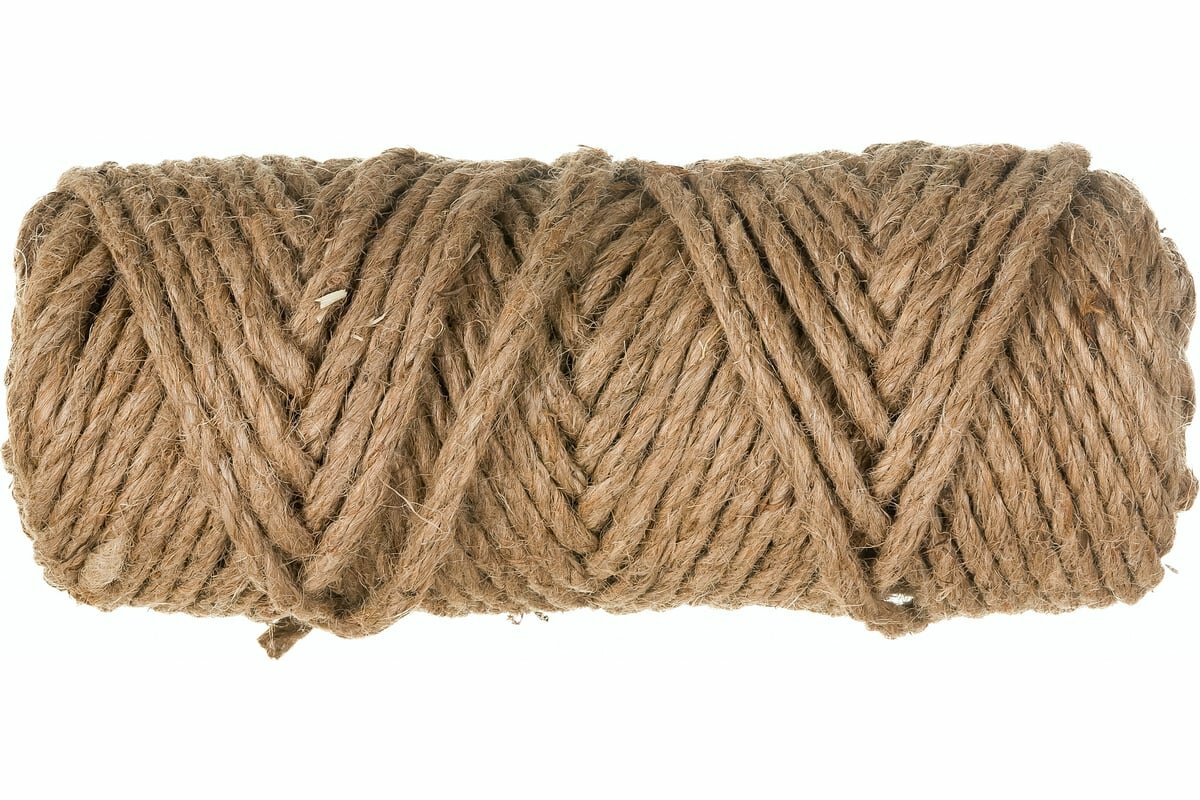 TruEnergy джутовый канат 6 мм 50 м 12365 - натуральный крепежный материал