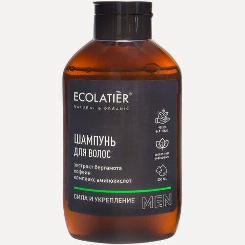 Изображение товара Шампунь для волос Ecolatier Men Сила и укрепление, 400 мл
