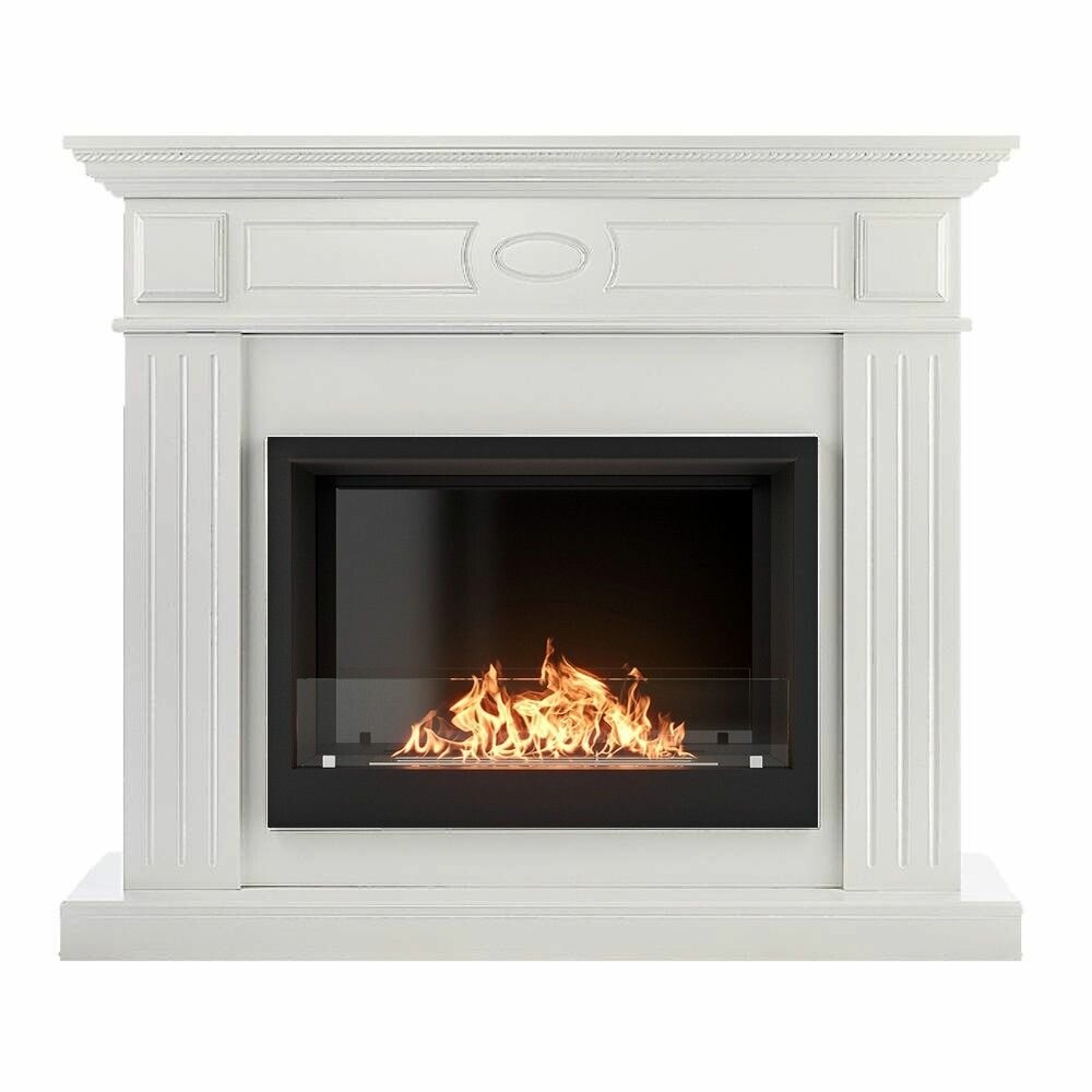 Каминокомплект: Биокамин Firelight BFP/P-2520 портал Bianco 25 белый