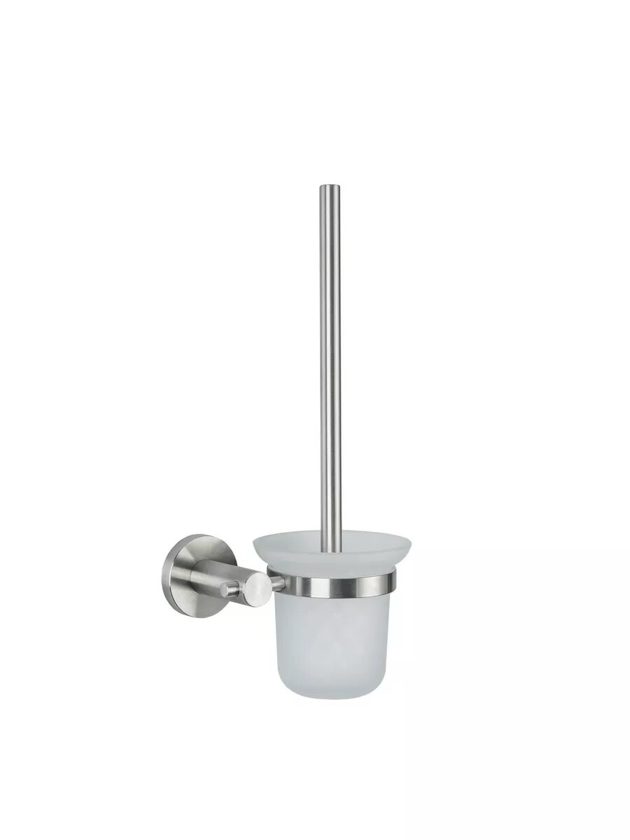 Ершик для унитаза Frap F30110 подвесной стекло латунь сатин