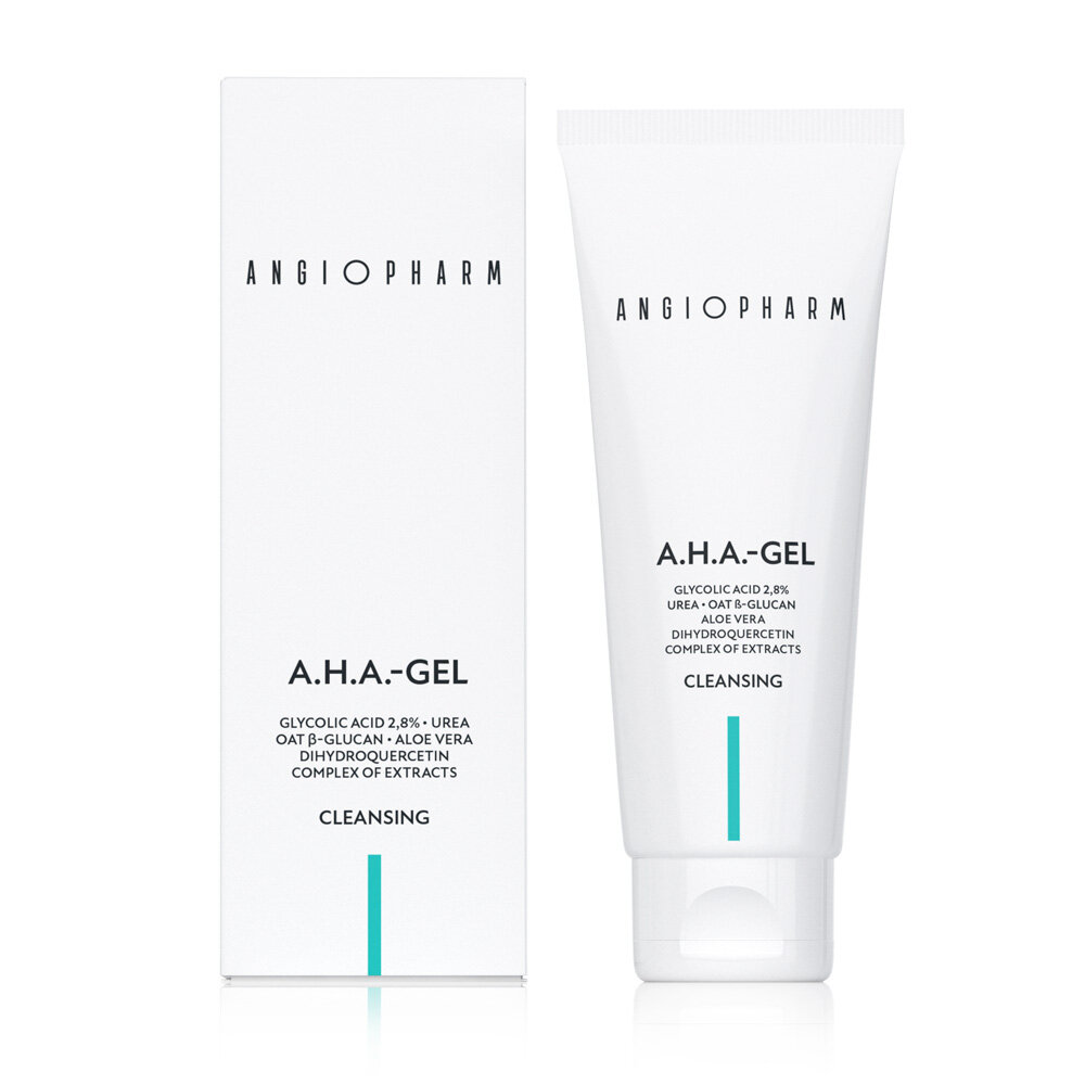 Очищающий гель с АНА-кислотами Angiopharm AHA Gel 75мл